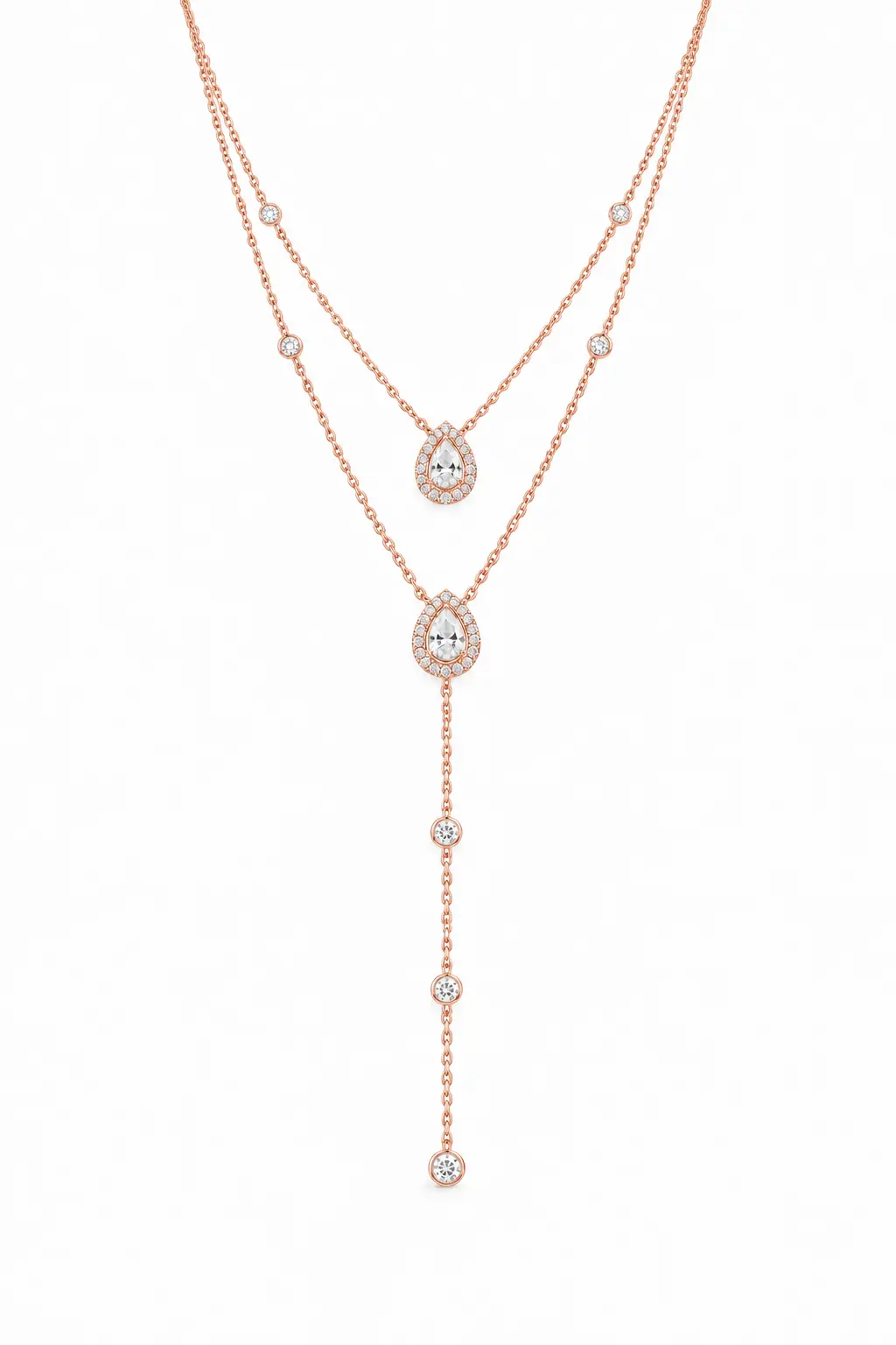 Collier double poire
